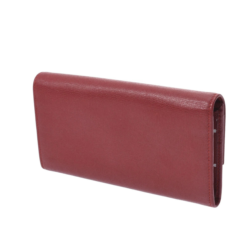 Gucci Reddish Wallet Long Calfskin brown